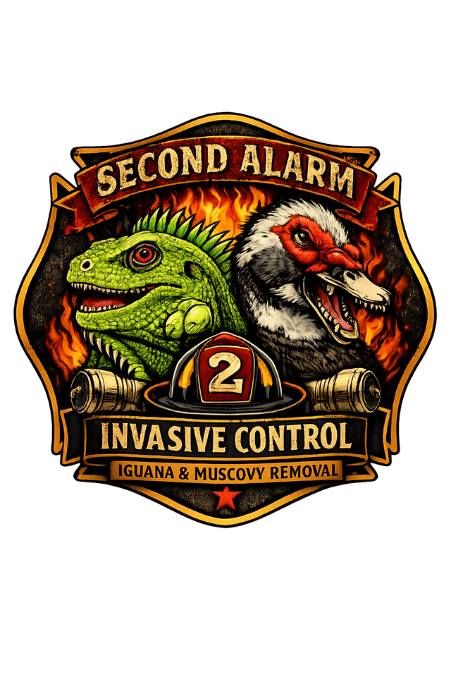 Second Alarm Invasive Control — firefighter-owned emblem